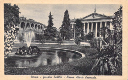 ITALIE - Verona - Giardini Pubblici - Piazza Vittorio Emanuele - Carte Postale Ancienne - Verona