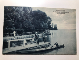 Germany Deutschland Teupitz Teupitzsee See Brandenburg Tornow Idyll Boat Man In Hat Couple 16863 Post Card POSTCARD - Teupitz