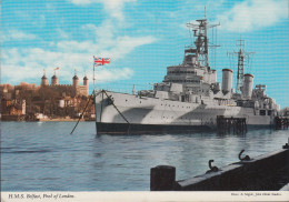 UK - London - H.M.S. Belfast , Museum Pool Of London. Warship - River Thames