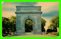 KINGSTON, ONTARIO - MEMORIAL ARCH, ROYAL MILITARY COLLEGE - THE PHOTOGELATINE ENGRAVING CO LTD - - Kingston