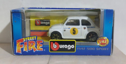 I116144 BURAGO 1/43 Serie Street Fire - FIAT 500 - Box - Burago