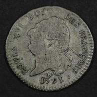 France, Louis XVI, 15 Sols - François, 1791 (An 3), M - Toulouse, Argent (Silver), TB+ (VF), KM#604.8, Br.17A , Gad.36 - 1791-1792 Constitution