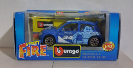I116181 BURAGO 1/43 Serie Street Fire - Renault Super Clio - Box - Burago