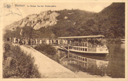 BELGIQUE - Waulsort - Le Bateau Touriste - Embarcadère - Carte Postale Ancienne - Hastiere