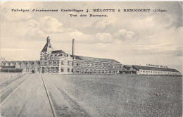 BELGIQUE - Remicourt - Fabrique D'écrémeuses Centrifuges J. Mélotte - Vue Des Bureaux - Carte Postale Ancienne - Remicourt