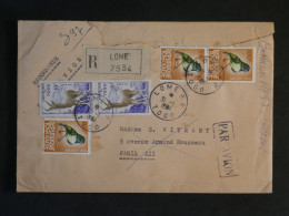 BX10 TOGO   BELLE LETTRE  RECO 1984 LOMé   A PARIS  +   +AFF. PLAISANT + + - Togo (1960-...)