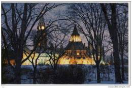 OTTAWA, Ontario - Canada's Capital, Parliament Buildings In Winter - Ottawa