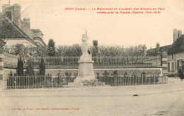 HERY LE MONUMENT AUX MORTS  - Hery