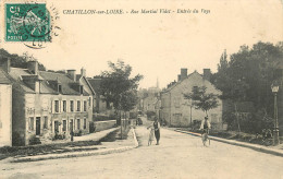 CHATILLON SUR LOIRE RUE MARTIAL VIDET ENTREE DU PAYS - Chatillon Sur Loire