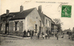 - VILLENEUVE La DONDAGRE (89) - La Route De Sens  (bien Animée)  -25947- - Villeneuve-la-Dondagre