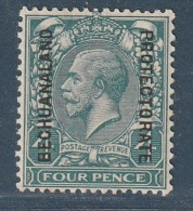 BECHUANALAND- N°34 ** (1914-21) 4p Vert-bleu - 1885-1964 Protectoraat Van Bechuanaland