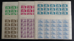 COLONIES GENERALES - 1943 - N°YT. 1 à 5 + 7 - 6 Feuilles Complètes - Neuf Luxe ** / MNH / Postfrisch - Andere & Zonder Classificatie