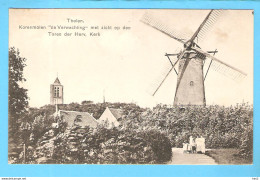 Tholen De Verwachting Molen Herv.kerk M137 - Tholen