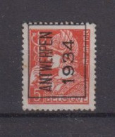 BELGIË - PREO - Nr 279 A  (Mercurius) - ANTWERPEN 1934 - (*) - Typos 1932-36 (Cérès Et Mercure)