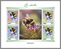 NIGER 2022 MNH Bees Bienen Abeilles M/S - OFFICIAL ISSUE - DHQ2331 - Abeilles