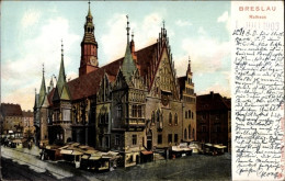 CPA Wrocław Breslau Schlesien, Rathaus - Schlesien