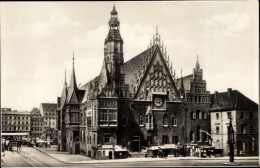 CPA Wrocław Breslau Schlesien, Rathaus - Schlesien