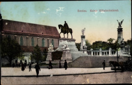 CPA Wrocław Breslau Schlesien, Kaiser Wilhelm Denkmal - Schlesien