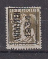 BELGIË - PREO - Nr 283 A  (Ceres) - ANTWERPEN 1934 - (*) - Typo Precancels 1932-36 (Ceres And Mercurius)