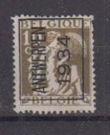 BELGIË - PREO - Nr 283 A  (Ceres) - ANTWERPEN 1934 - (*) - Tipo 1932-36 (Ceres E Mercurio)