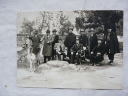 PHOTO ANCIENNE (15,5 X 11 Cm) :  JAPON - Scène Animée - Groupe D'hommes Portant Le Chapeau - Asien