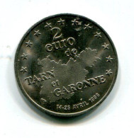 FRANCE - 2 Euros Du Tarn Et Garonne - 14-25 Avril 1998 - Euros Des Villes