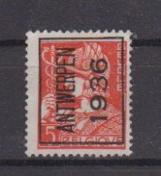 BELGIË - PREO - Nr 301 A  (Mercurius) - ANTWERPEN 1936 - (*) - Typos 1932-36 (Cérès Et Mercure)