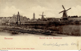 Deventer Gezicht Op Den Watertoren Molen 2869 - Deventer