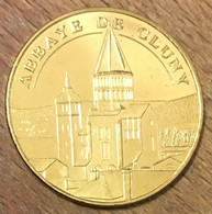 71 ABBAYE DE CLUNY MDP 2014 MÉDAILLE SOUVENIR MONNAIE DE PARIS JETON TOURISTIQUE TOKENS MEDALS COINS - 2014