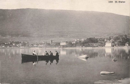 St. Blaise Barque Rameur Bateau 1910 - Saint-Blaise