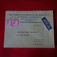 LETTRE ISTANBUL MAISON EBOUL HASSAN POUR TROYES - Cartas & Documentos