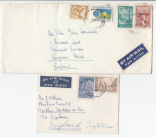 2 Covers 1960s  ARGENTINA With AIR MAIL LABEL Cover Stamps - Briefe U. Dokumente