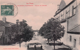 Delcampe - Valence D'Albigeois - Place De L'eglise  -  CPA °J - Valence D'Albigeois