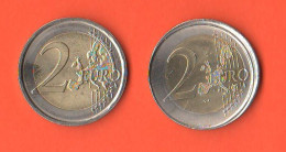 Italia 2 € 2002 Variante Bordo Mal Coniato 2 Euro Dante Alighieri 2002 UNC - Italia