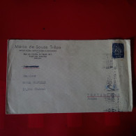 LETTRE FOZ DO DOURO POUR TROYES - Covers & Documents