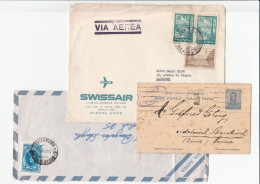 1922 - 1974  ARGENTINA Covers To Switzerland Cover Postal Stationery Stamps - Collezioni & Lotti