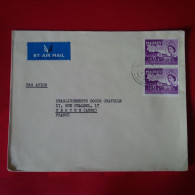 LETTRE MAURICE MAURITIUS POUR TROYES - Mauritius (...-1967)