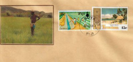 FIJI. Irrigation Systems To Farmers In Fiji (Rice) , Letter Suva (Fiji) - Agriculture