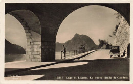 Lago Di Lugano La Nuova Strada Di Gandria Oldtimer 1936 - Gandria 