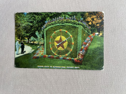 Floral Clock At Gladwin Park, Detroit, Mich. / C.T. Photocrom, Chicago A-69533 / 1921 - Detroit
