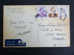 TURQUIE TURKIYE AVEC YT 1995 1996 1937 MUSTAPHA KEMAL ATATURK - NAZILLI - Lettres & Documents