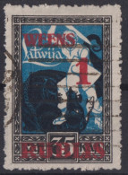 LATVIA 1920/21 - MLH/canceled - Sc# 91 - Letonia