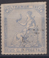 CUBA 1871 - Canceled - Sc# 51 - Kuba (1874-1898)