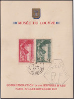 F-EX37472 FRANCE 1937 SPECIAL SOUVENIR VICTORY OF SAMOCRACY CANCEL. - Other & Unclassified