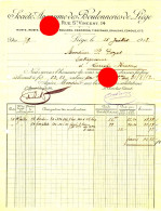 SA Des Boulonneries De LIEGE  à P. Dozot Entrepreneur à Cerexhe Heuseux  1912 - Otros & Sin Clasificación