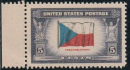 Etats-Unis 1943 Yv. N°470 - Pays Occupés Par L'Axe - Tchécoslovaquie - Neuf ** - Unused Stamps