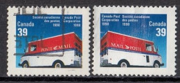 CANADA 1179-1180,used,falc Hinged - Altri (Terra)