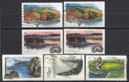 CANADA 1283-1287,used,falc Hinged - Isole