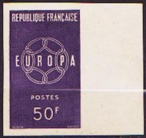 France - Frankreich 1959 Y&T N°1219a - Michel N°1263 *** - 50f EUROPA - Non Dentelé - 1951-1960