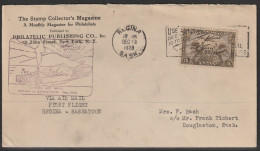 1928, First Flight Cover, Regina-Saskatoon - Primeros Vuelos